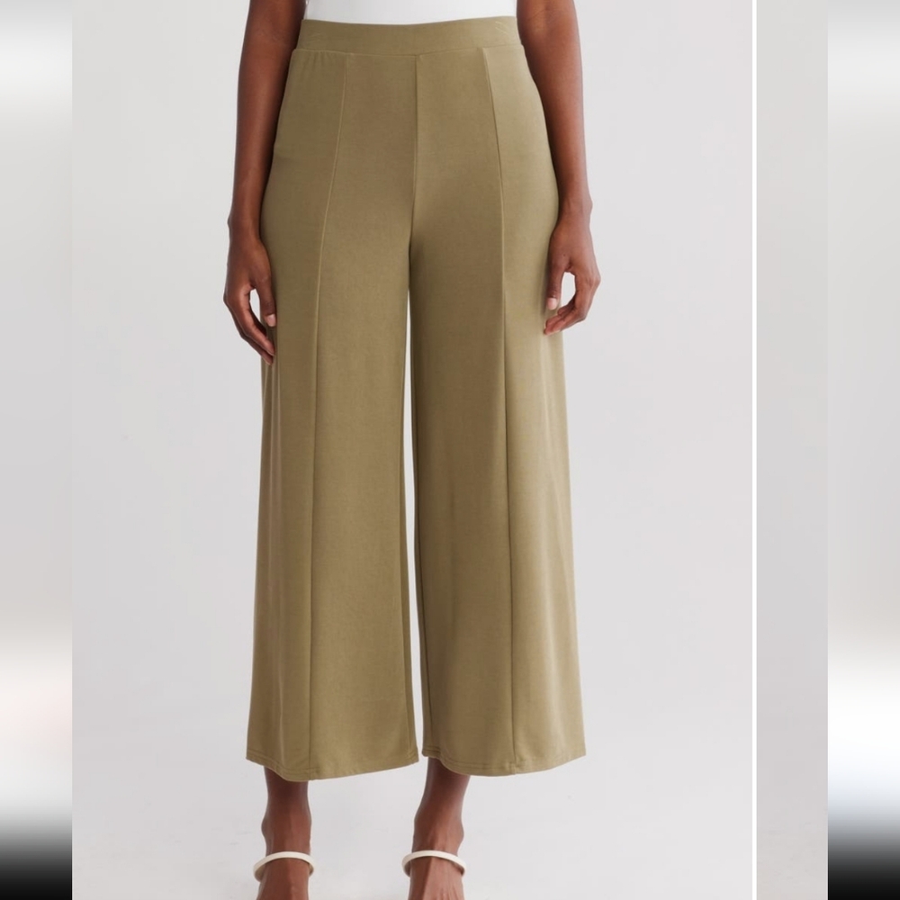 Modal Blend Pull-On Wide Leg Pants